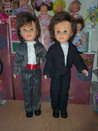 Conjunto campero Lucas Nancy muñecos