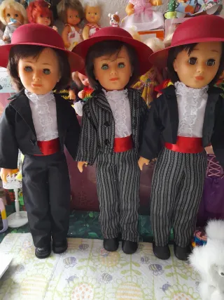 Conjunto campero Lucas Nancy muñecos