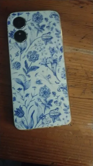 OPPO A17 Blu e Bianco Floreale