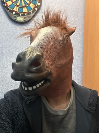 Careta de caballo látex Fyasa