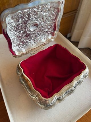 Joyero Cofre Plata Vintage