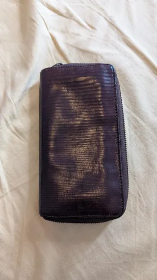 Portafoglio Diesel Unisex Marrone e Argento