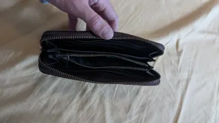 Portafoglio Diesel Unisex Marrone e Argento