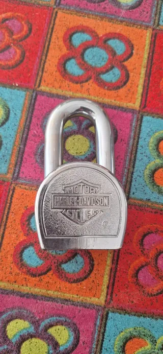 Candado Harley Davidson con funda y llaves