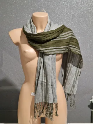 Sciarpa Carpisa grigio verde
