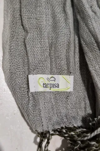 Sciarpa Carpisa grigio verde