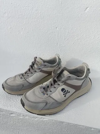 Zapatillas Scalpers Talla 42 Beige/Gris