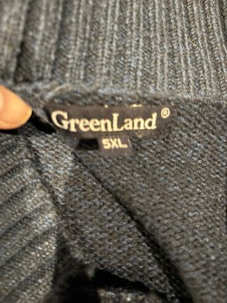 Cárdigan gris hombre