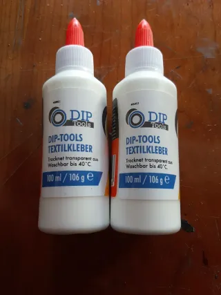 2x Pegamento Textil DIP-TOOLS Transparente