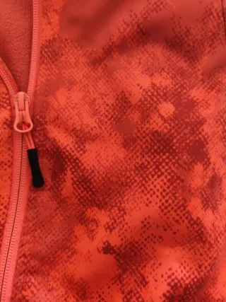 Chaqueta polar con capucha y cremallera talla 10