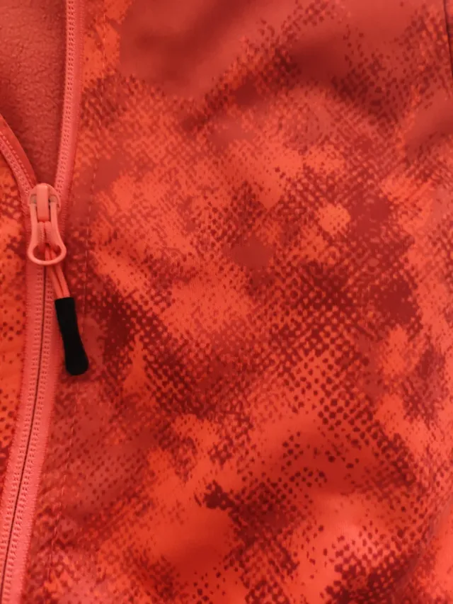 Jaqueta polar com capuz e zíper tamanho 10