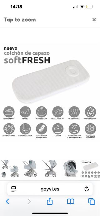 Carrito Bebecar antimanchas