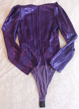 Body Zara Morado Metálico