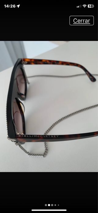 Gafas Stella McCartney negras y marrones
