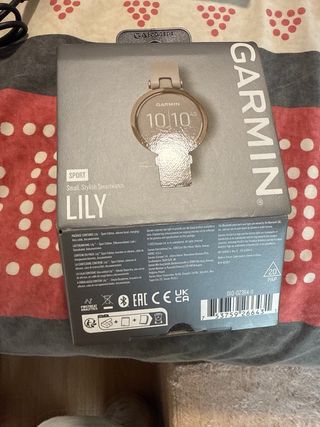 Reloj Garmin Lily Beige/Oro Rosa con caja
