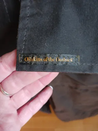 Cappotto uomo Australian oilskin marrone