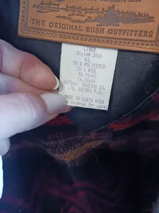 Cappotto uomo Australian oilskin marrone