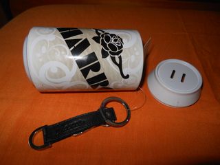 Portachiavi in pelle e acciaio El Charro