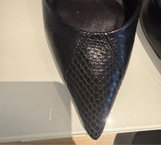 Zara Leather heeled shoes