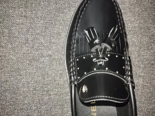 Mocasines Martinelli negros sin estrenar