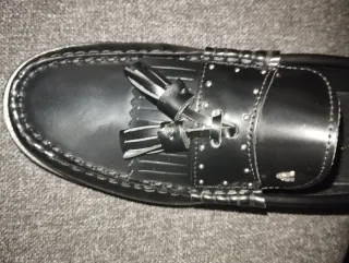 Mocasines Martinelli negros sin estrenar