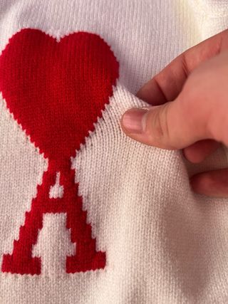 Sudadera Ami Paris Corazón Rojo