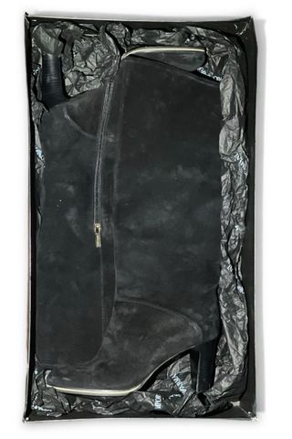 Stivali Emporio Armani camoscio tacco