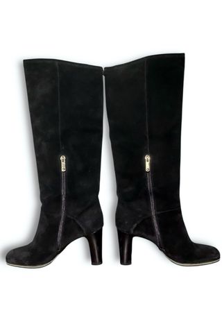 Stivali Emporio Armani camoscio tacco