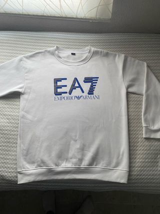 Sudadera EA7 Emporio Armani Blanca