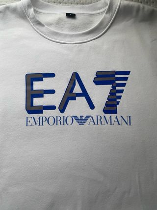 Sudadera EA7 Emporio Armani Blanca