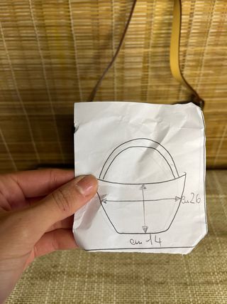 Borsa a spalla vintage Y2K monogram