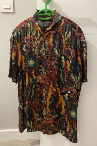 Camisa Zara estampado selva