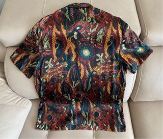 Camisa Zara estampado selva