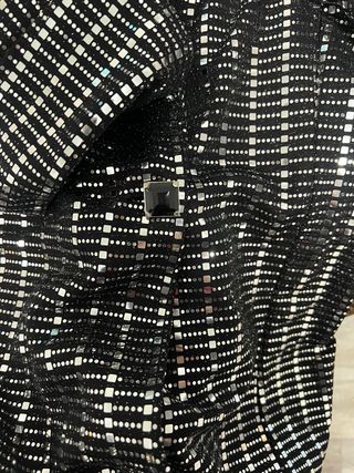 Vestido blazer lentejuelas fiesta