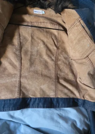 Chaqueta vaquera Vintage Blanco mujer