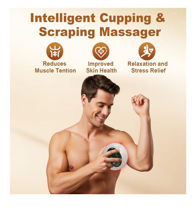 Masajeador Eléctrico Infrarrojo Ventosas