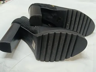 Botines tacón negros talla 39