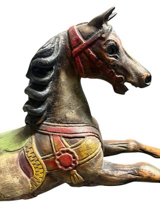 Caballo Carrusel Antiguo Original 1930