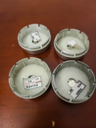 4 Tapas de Llanta Rota Wheels color gris