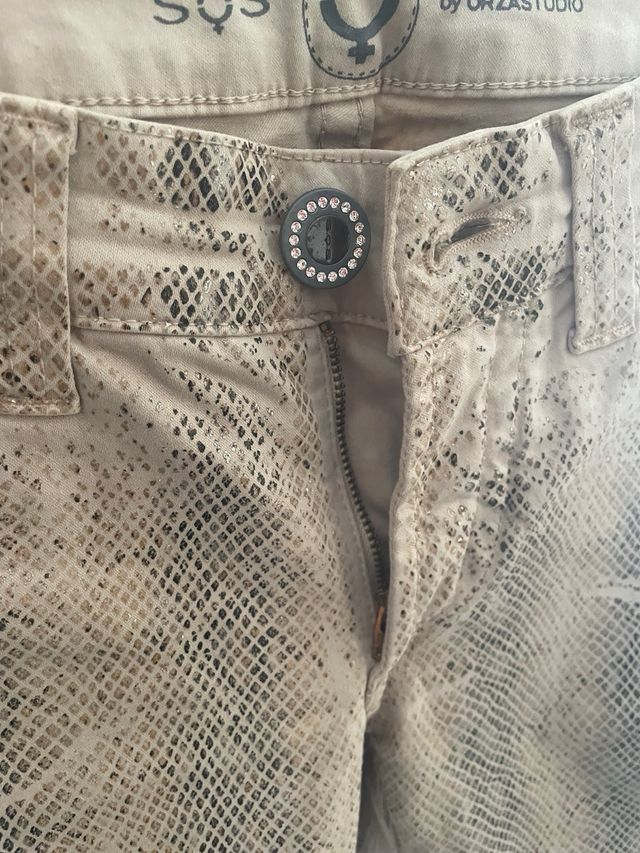 Pantalón SQS estampado serpiente