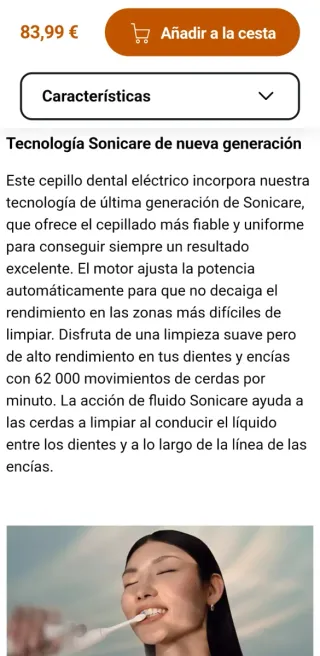 Cepillo Eléctrico de dientes Philips Sonicare 5500