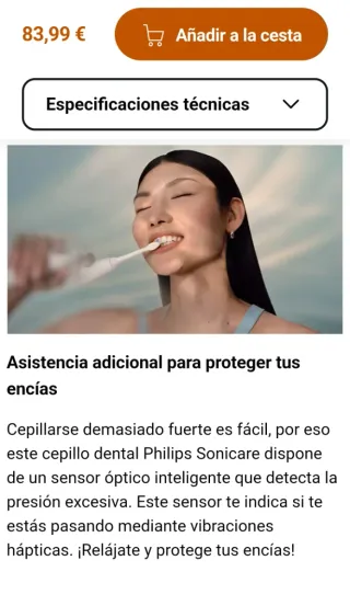 Cepillo Eléctrico de dientes Philips Sonicare 5500