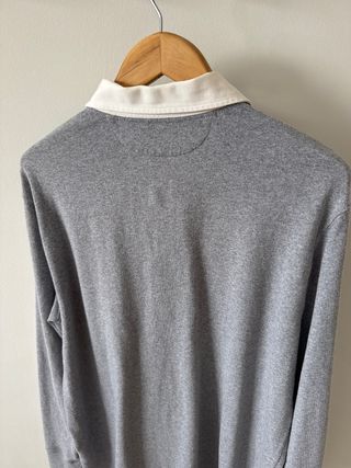 Polo Ralph Lauren manga larga gris Talla L