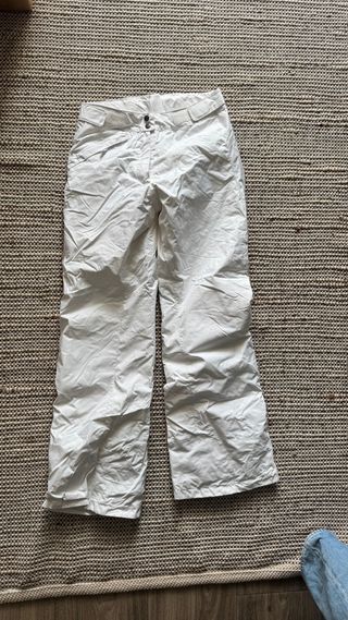 Pantalones de esquí blancos talla S