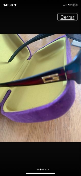 Gafas de Sol Gucci Negras y Moradas