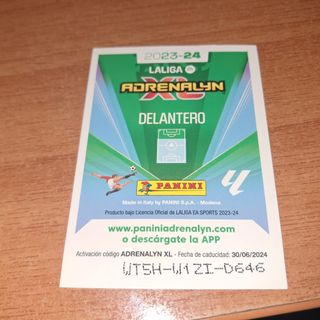 cromo carta Lamine Yamal Adrenalyn XL 2023-24