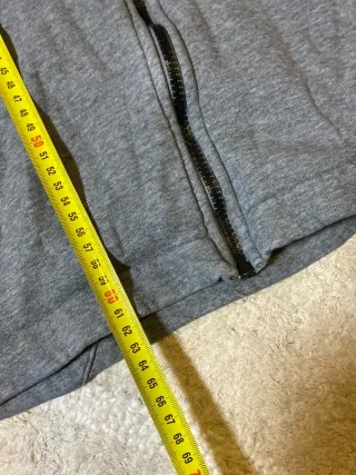 Sudadera Nike Air Gris Cremallera Y2K