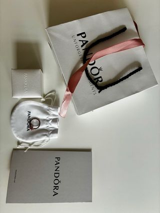 Anillo Pandora Corazón Rosa Baño Oro