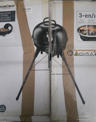 Barbacoa Eléctrica SilverCrest 3 en 1