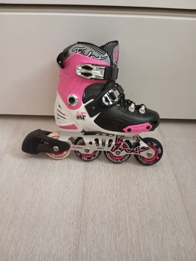 Patines KRF Extensibles Talla 28-31 + Casco y Prot